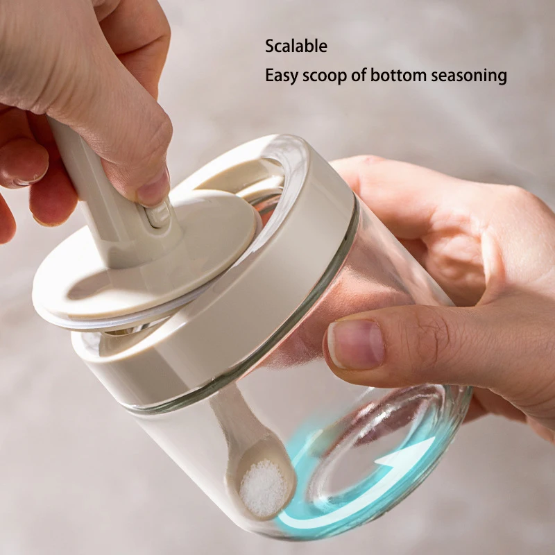 Expandable seasoning bottle, household kitchen seasoning box, packaged salt and monosodium glutamate seasoning can