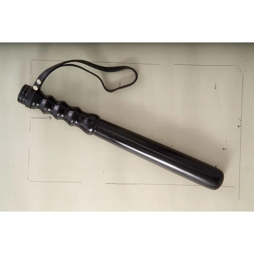 factory price Portable Stick Tactical wood baton with leather holder baton