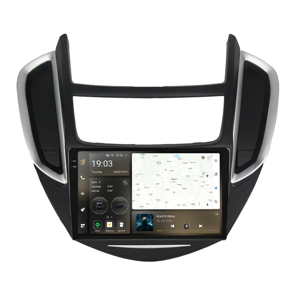 MEKEDE M6 3D 8-core 8 256GB the Newest Android System car video qled touch screen for Chevrolet Trax Tracker 2014-20160