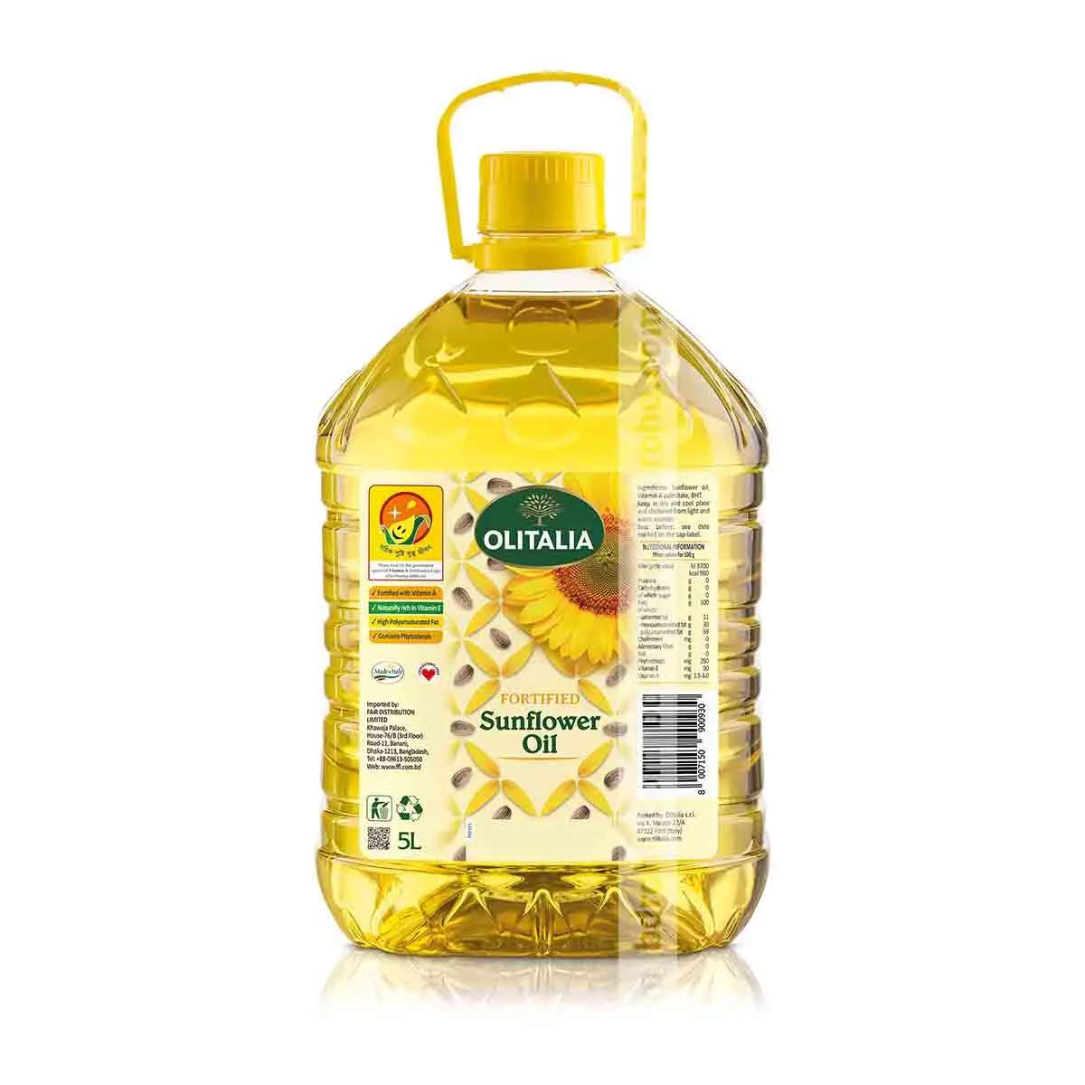 100% Refined 5L Cooking Oil Sunflower Oil For Food