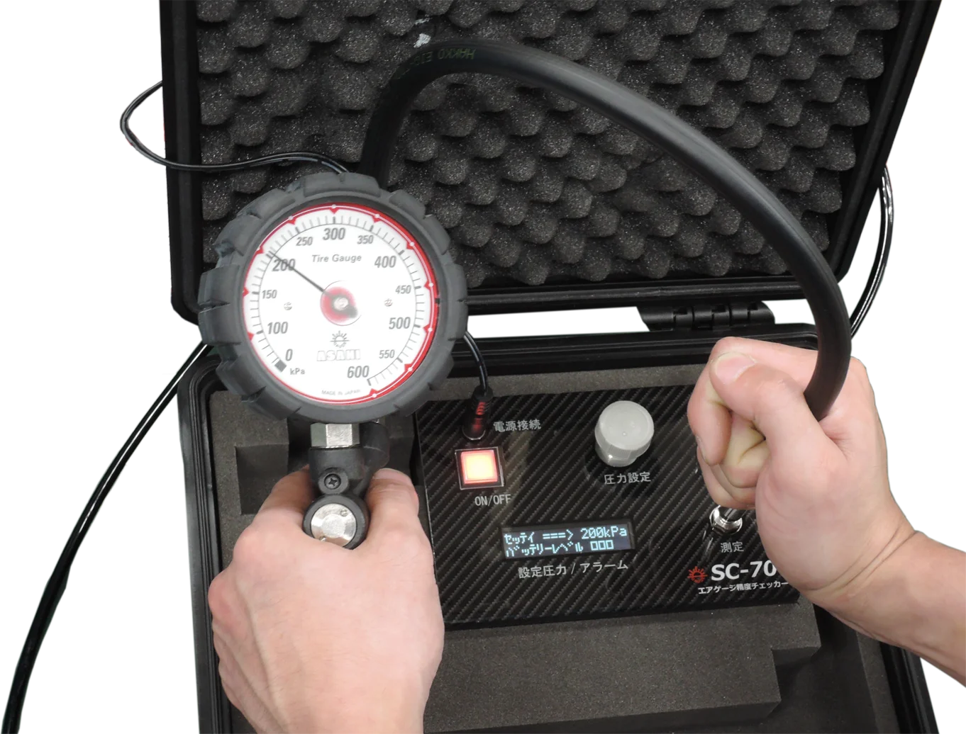 Made in Japan Excellent digital tire gauge checker