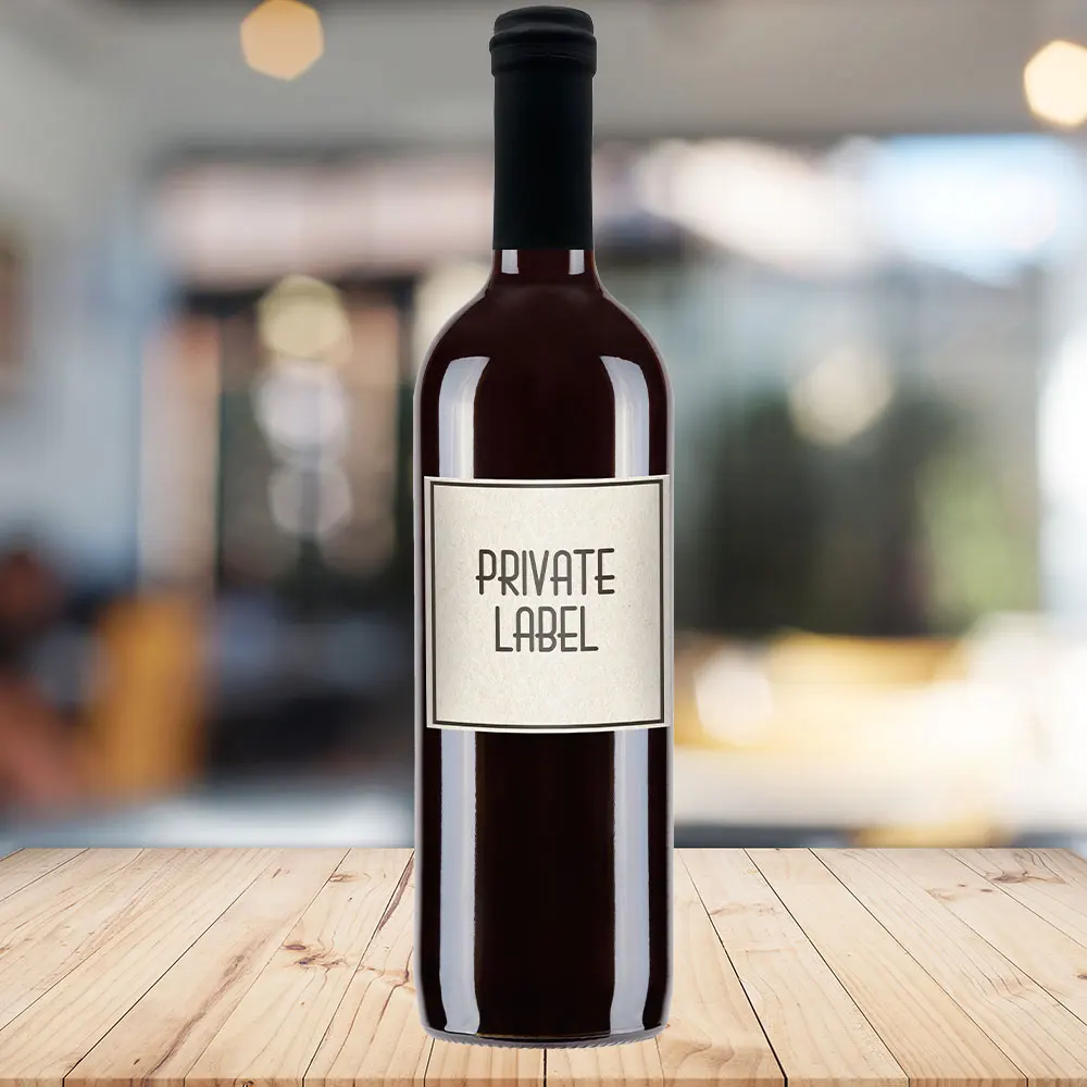 Merlot итальянское разнообразное вино с персонализированной этикеткой для отеля, корпоративного ресторана, гаджеты, идеи, рождественские подарки, мерчандайзинг