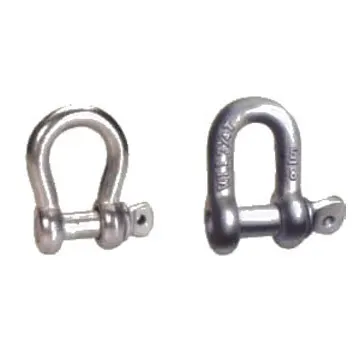 ROUND PIN ANCHOR SHACKLES G-213  High Strength bow shackle Bolt Type Anchor Steel Shackle
