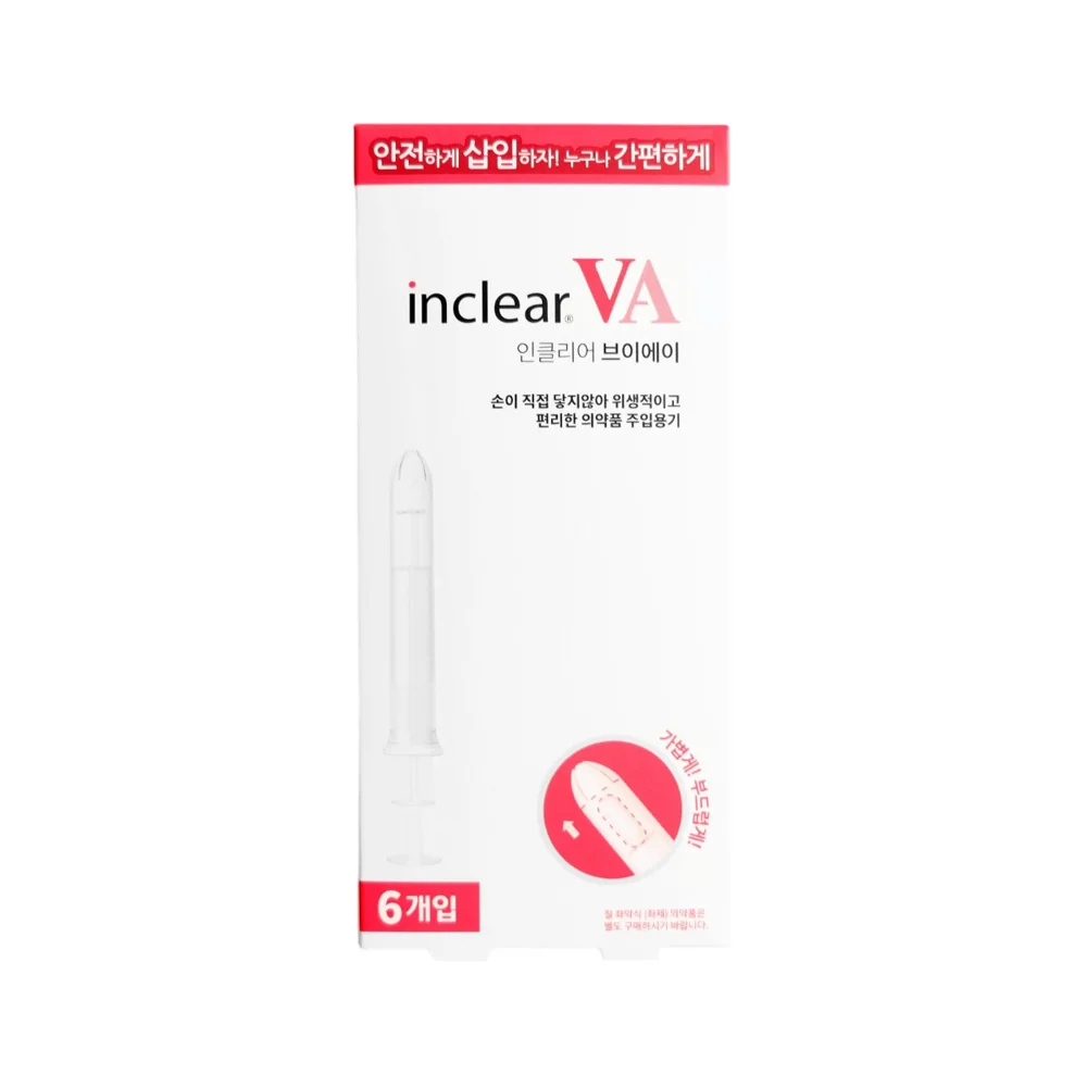 [Inclear] inclear VA 6p (вагинальный аппликатор для суппозитория) Удобная вставка и эффективная доставка горячего продукта хорошая продажа