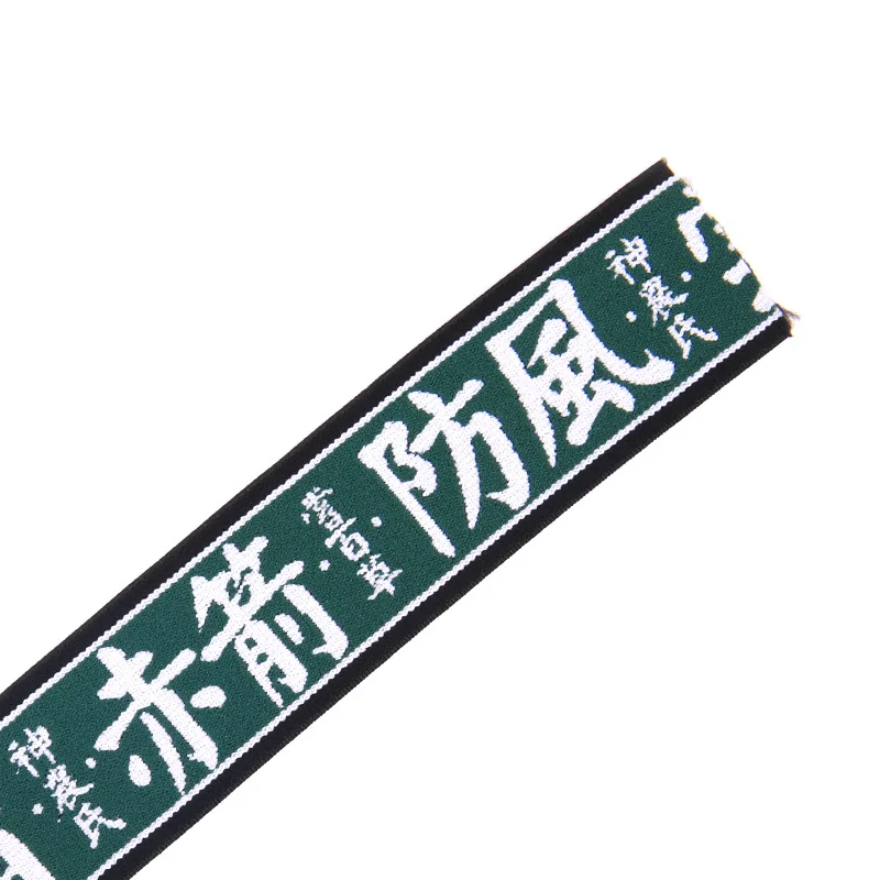 Personalized custom custom jacquard brands logo soft elastic webbing heat transfer printing printed elastic