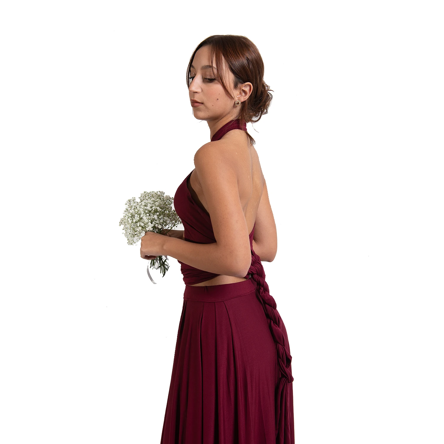 Экологически чистые Коктейльные Вечерние платья женские Конвертируемые подружки невесты экологически из Италии