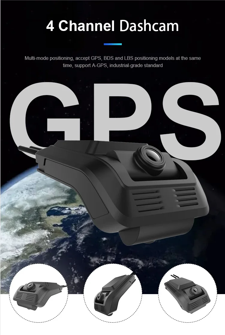 4G  ADAS DMS camera dashcam with gps track WIFI Used for Car rental car operation fleet management