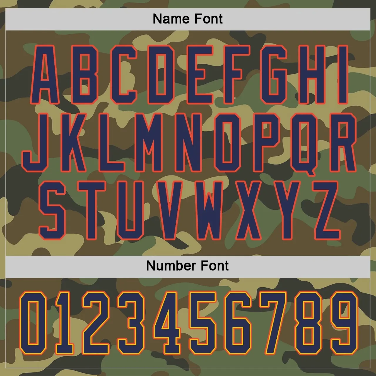 Factory manufacturing all kind sports uniforms offer Custom Camo Navy Orange Salute To Service ice Hockey Jersey