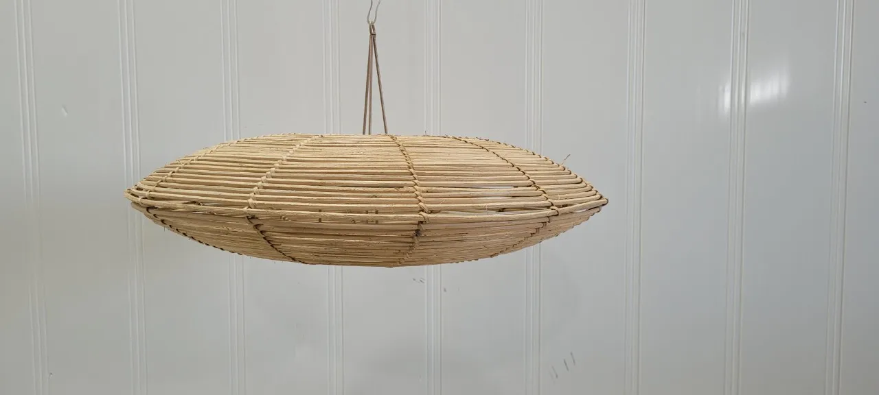 best Supplier From Vietnam Top Grade Supplier Hot Selling OEM ODM Service Low MOQ Brown Horizontal Round Lampshade