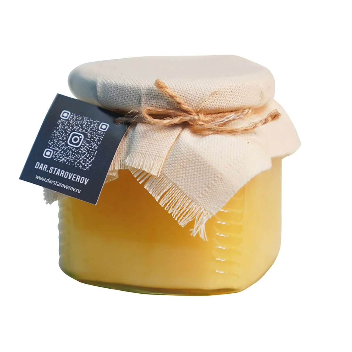 530g Best quality organic Far Eastern linden honey with delicate aroma from manufacturer honey