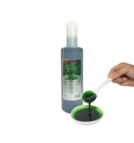 Concentrated Syrup Milk Tea Shop Raw Materials Peppermint Syrup Fruit Special Syrup For Drinks Juice Beverage