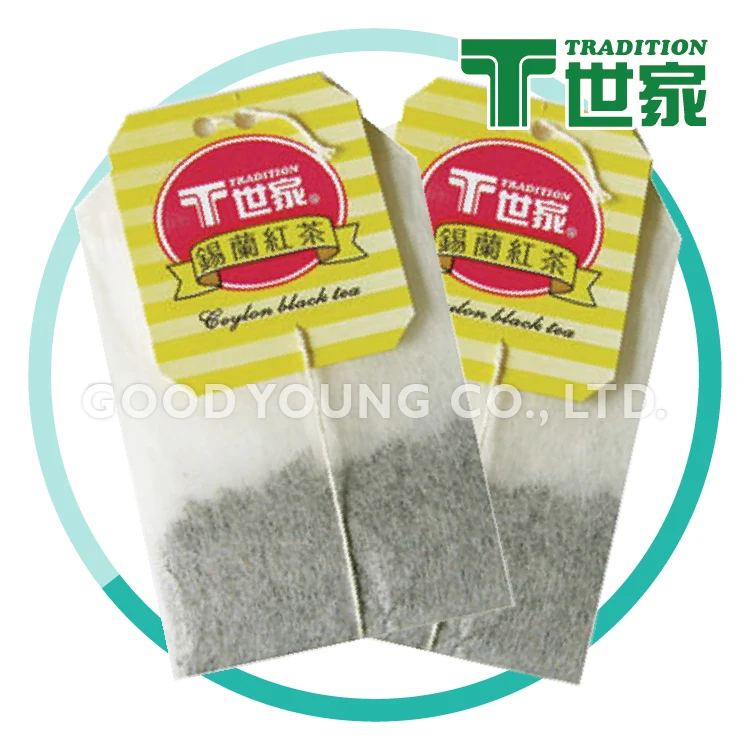 Good Young Bubble Tea Ingredients for Boba Tea 100 Packs Ceylon Black Tea Bag