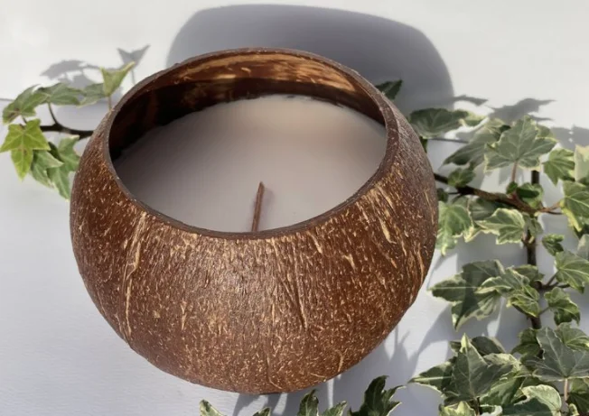 Coconut Soy Candle , Soy wax Candle customize scent, scent 40 hours consistent burning offer sample candle natural safe candles