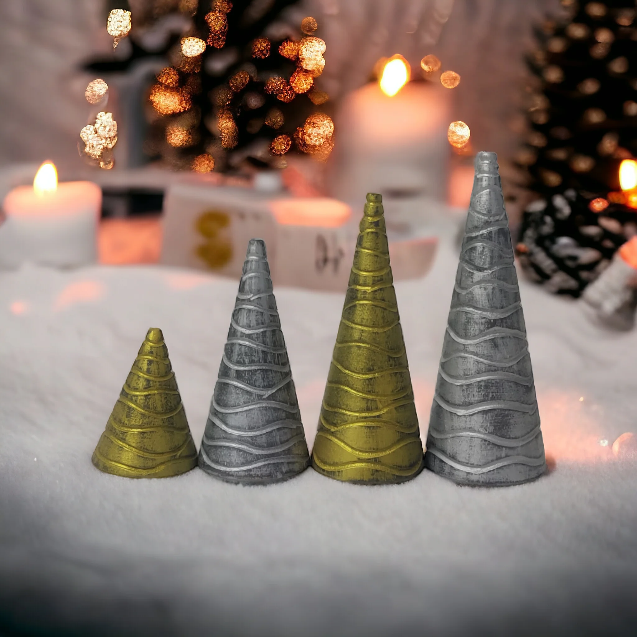 American style Antique Vintage Natural brown High-Quality Mango wood Hand-finished christmas tree for Holiday & Festive Decor