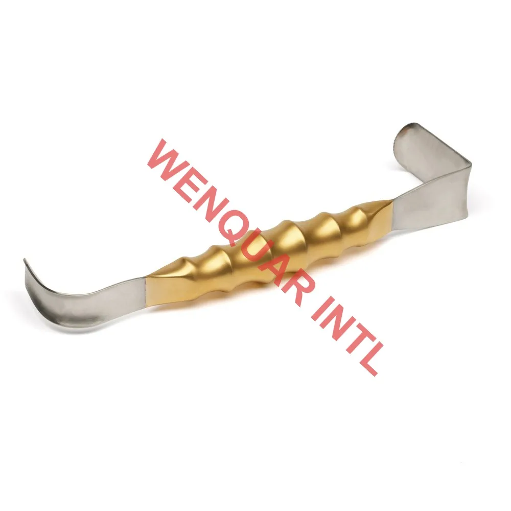 Tebbett Style-2 Double Ended 24cm Breast Retractor High Quality Premium Grade Surgical Stainless Steel Instruments Manual Power