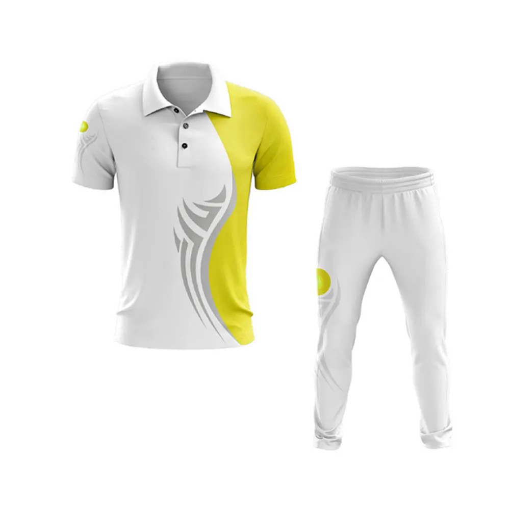 High Quality Custom Sublimated Cricket Uniforms with Team Name and Brand Logo Best in Genre