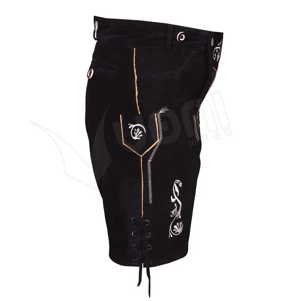 Wholesale Price Men Bavarian Shorts Lederhosen Antique Look Lederhosen For Men