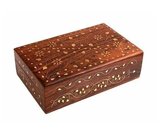 2025 Designer Handmade Wood Jewellery Packing Box Jewellery Box New Design Handmade Wooden Jewellery Box