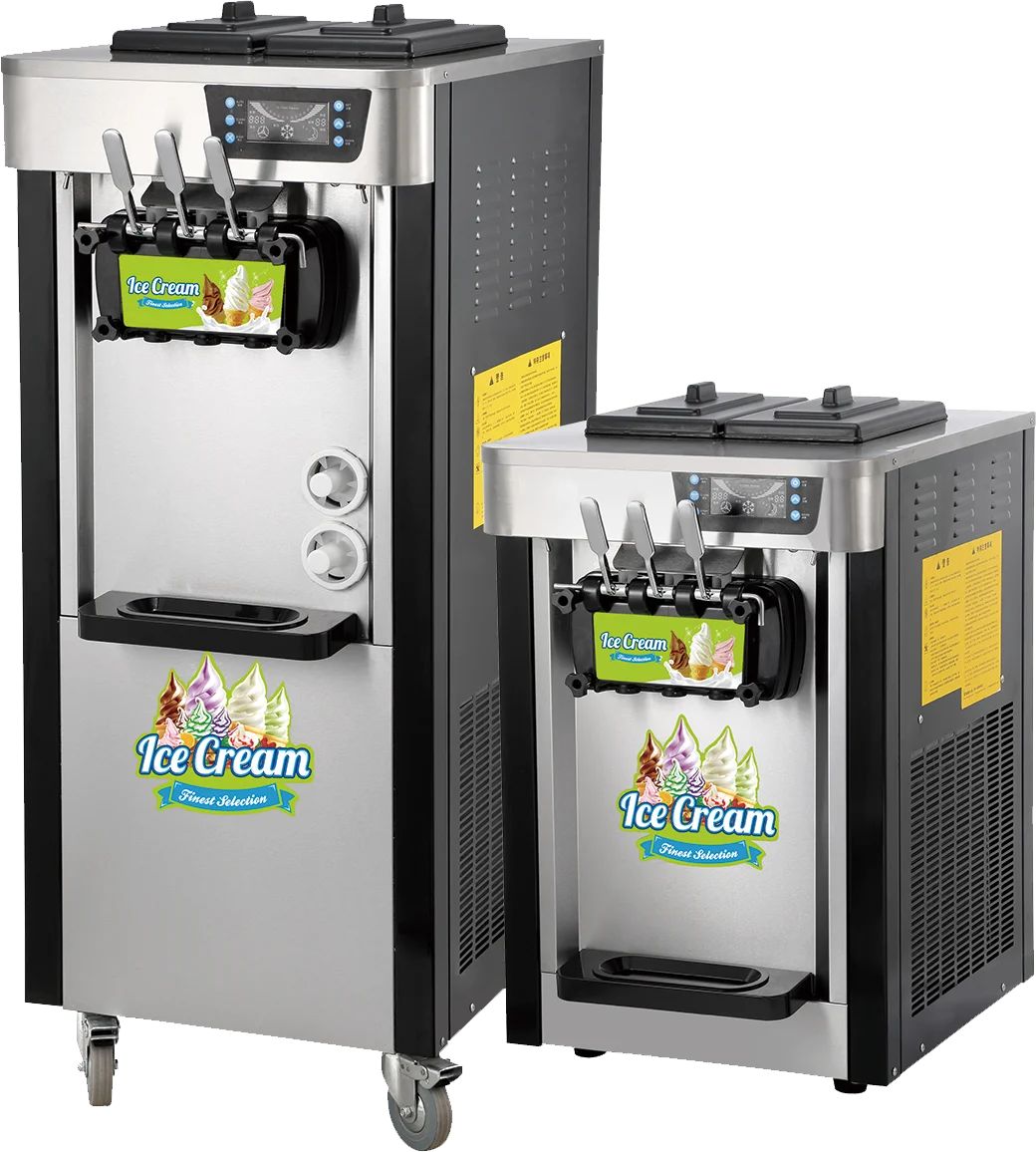 Industrial mini table top soft pakistan used bangladesh soya commercial soft ice cream machine china prices in uae with 3 flavor