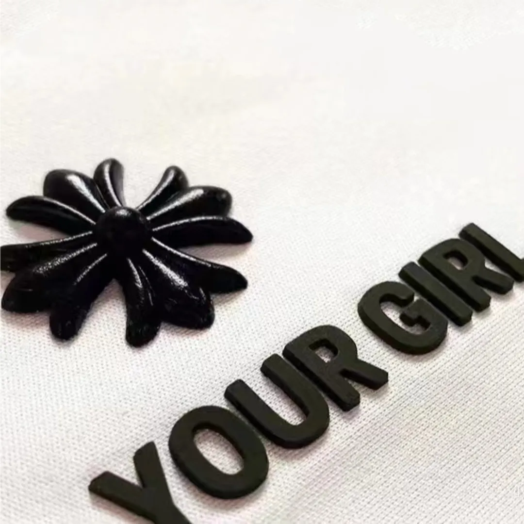 Custom Logo Offset Raised tpu Embossed Heat Transfer label Sticker for Clothes and Garment Neck Label