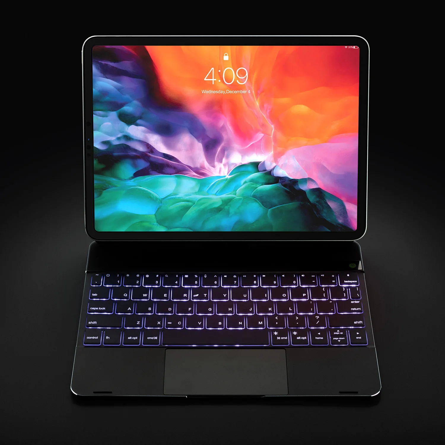 Amazon Top Seller Premium Compact Feel Laptop Multimedia Low Key German iPad Air 4 Keyboard Case For Ipad 11.9 and 10 Inch