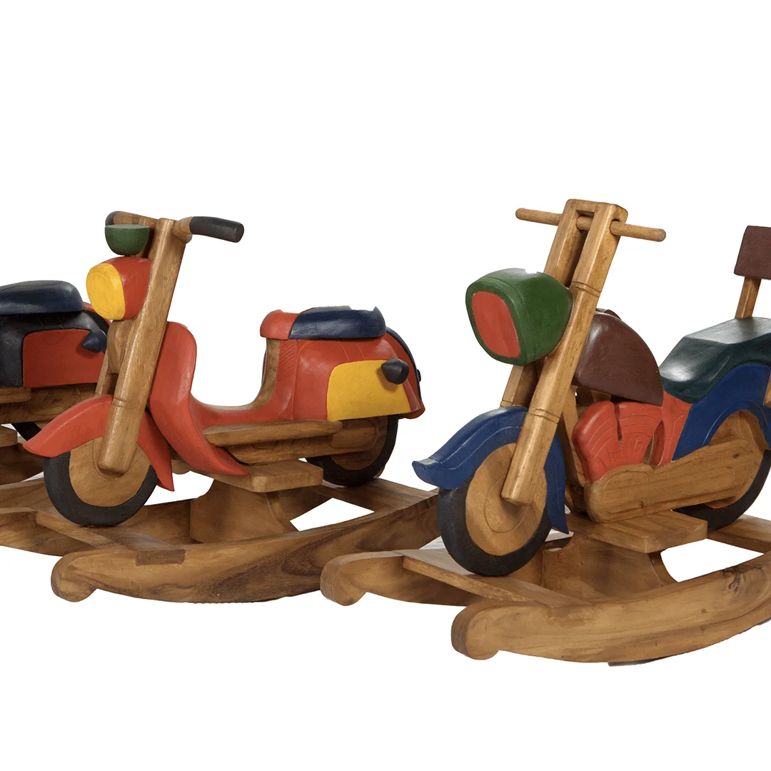 wooden motorcycle