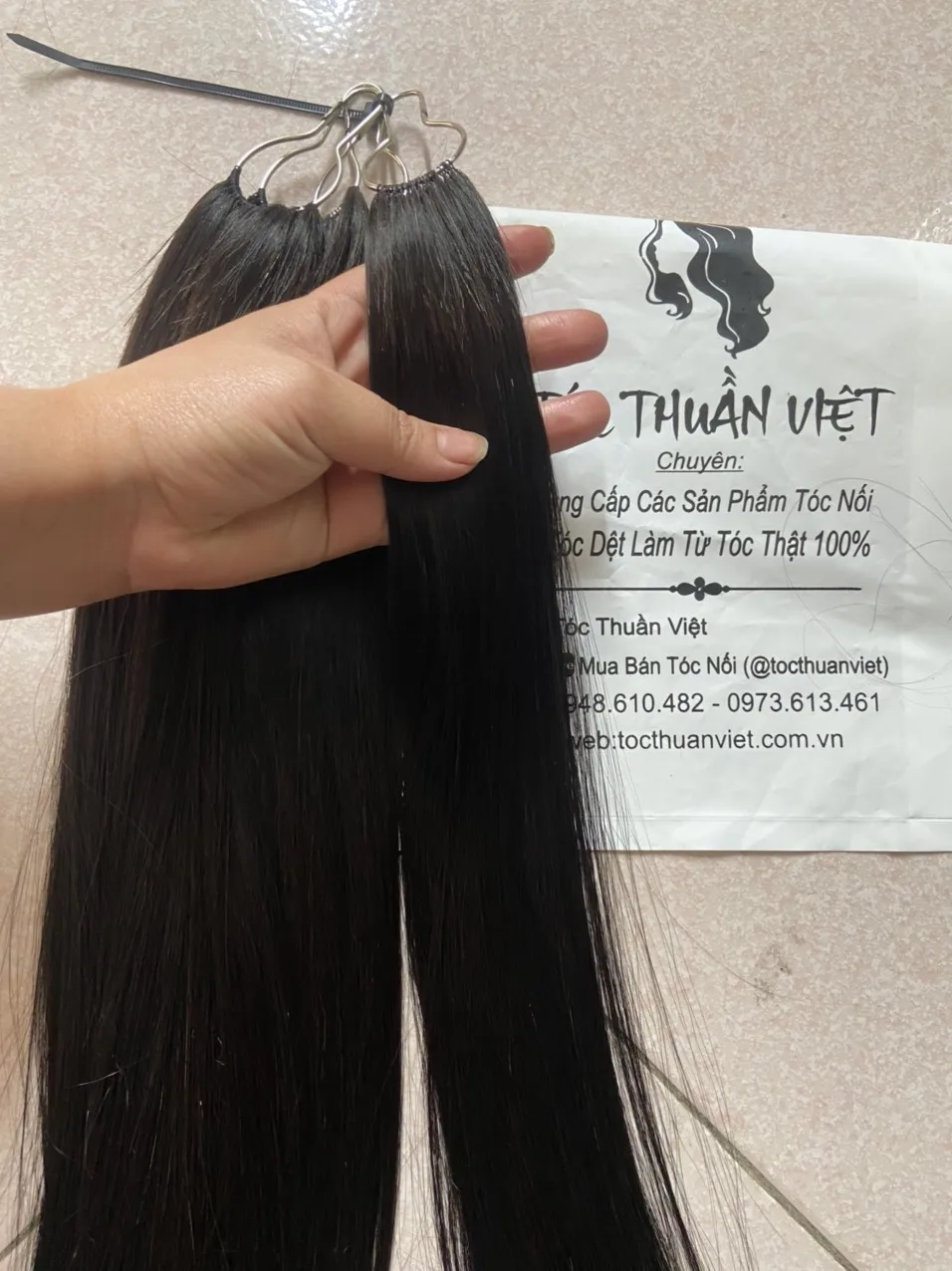 100% Human Raw Indian & Vietnamese Hair Bundle Super Smooth Straight Bone Row without Tangles Waves & Curls Style