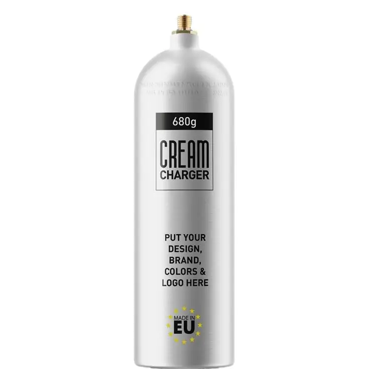 Best Selling European Manufactured 680g Nitrous Aluminum Cylinder Coconut Flavor max cream charger Fast Delivery Available