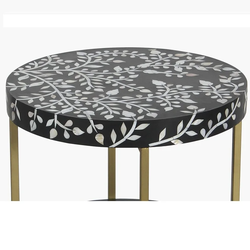 Mother of pearl inlay side table