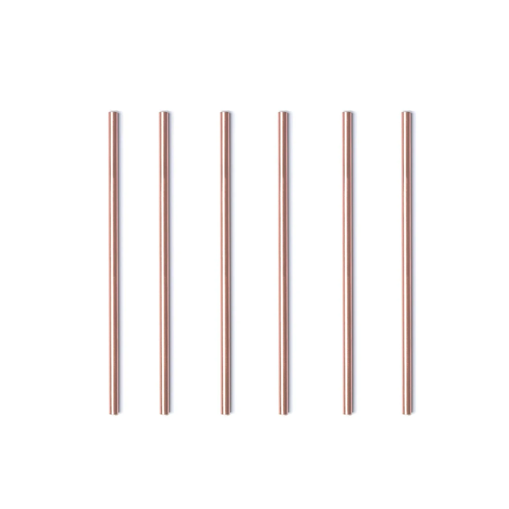 Buy Copper Straws 14 Cm Size 6 Pcs Solid 100% Copper Drinking Straws For Sale By Indian Exporters At Low Prices