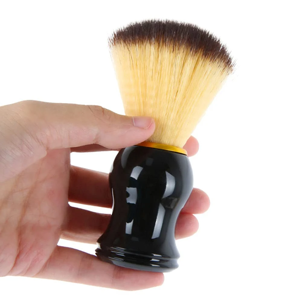 Men Shaving Brush Best Hair Shave Nylon Handle Barber Hair Shaving Brush Badger Shaving Brush