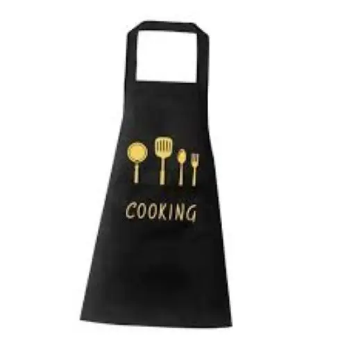 Stylish Custom Kitchen Cotton Apron Good Quality Printed Organic Chef Apron Washable for Cleaning