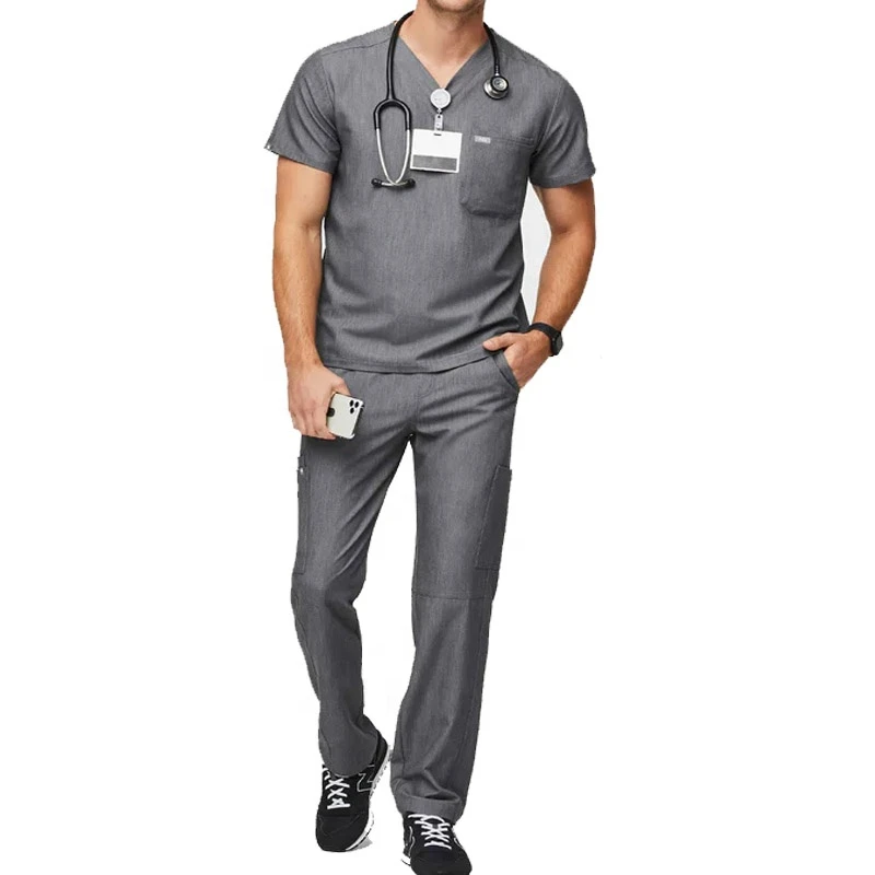 Hot sale Medical Scrubs Uniforms men Scrub Nurse Uniform Sets For Hospital