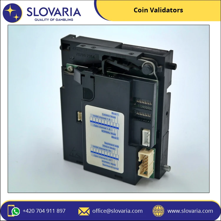 1 Year Warranty OEM Supply Versatile Interfaces and Sorting Options Coin Validators at Best Market Price