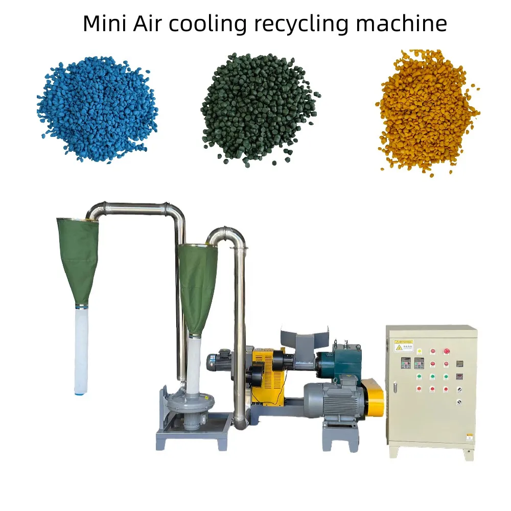 Новая мини-машина для переработки пластика HDPE PP LDPE PVC с одним шнеком и гранулятором