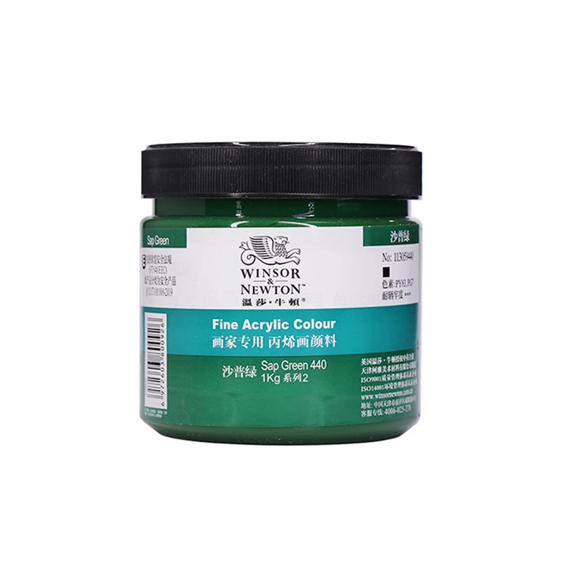 Винзор и Ньютон, 30 цветов, 1000 мл, профессиональная Флуоресцентная акриловая краска, жидкая краска для художественных принадлежностей