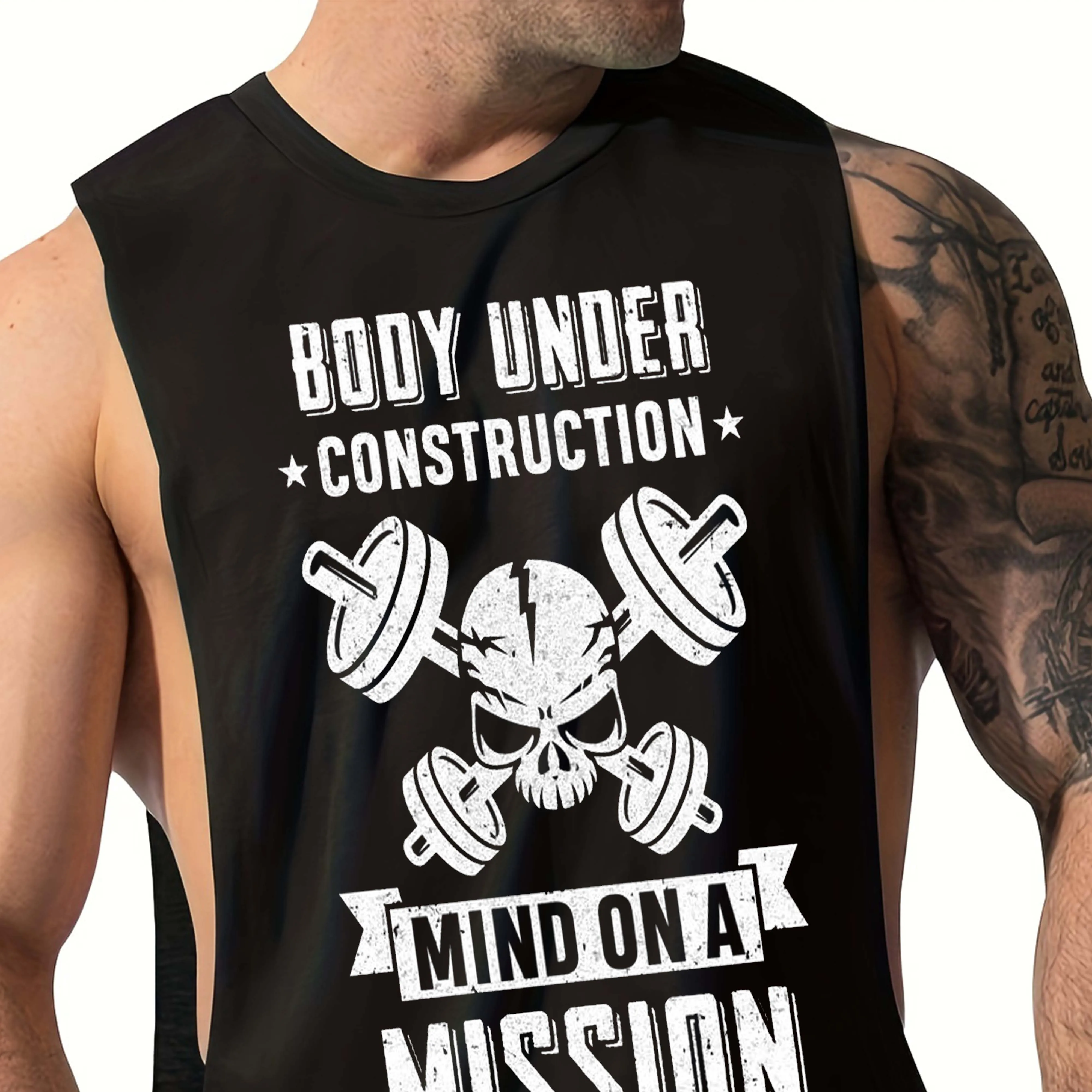 Mens New Design Men Vest Tops Oversize Gym Wear Big Armhole Open Side Tanks Top Singlets Quick Dry Stretchable Stringer For Boys