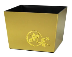 Hot Sale Wholesale Plastic Flower Pots Plastic Flower Pot Plastic Bowl Home Decoration & Square Vase