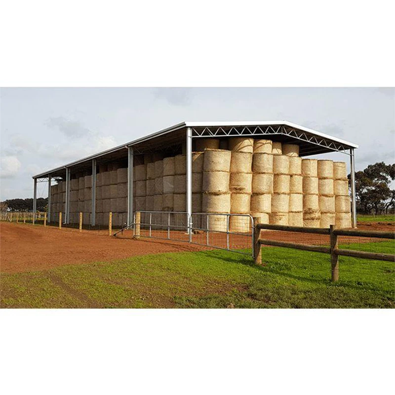 Циндао супер сборные стальные конструкции сарай для сена металлический каркас фермы/садовые