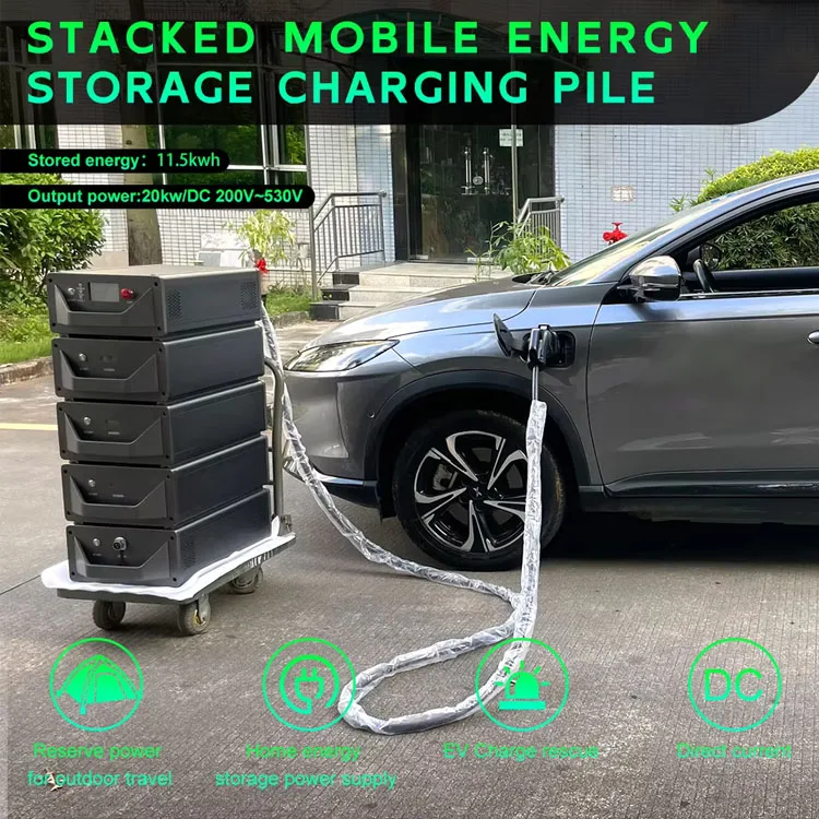 Emergency Power Bank 20KW DC Portable Stackable Mobile Energy Storage Charging Pile For Electric Car Road Rescue