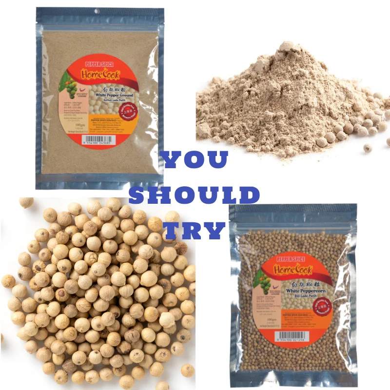 Highest Grade Pure Dried White Pepper Fine Ground Powder 100g White Pepper Extract Spicy Meat Rub Seasoning Powder Spices Herbs