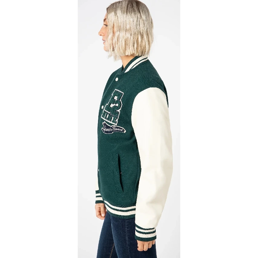 Wholesale Custom Logo Baseball Varsity Jacket Women High Quality Women Varsity Jacket Fall Varsity Jackets