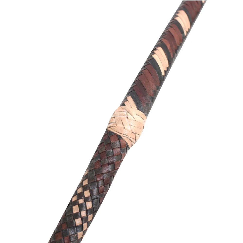 Cow Hide Leather & Snake Whip 4, 5, 6,8,10,12,14 and 16 Feet 12 Strands Leather Horse riding Long Hunters Custom Design Bull