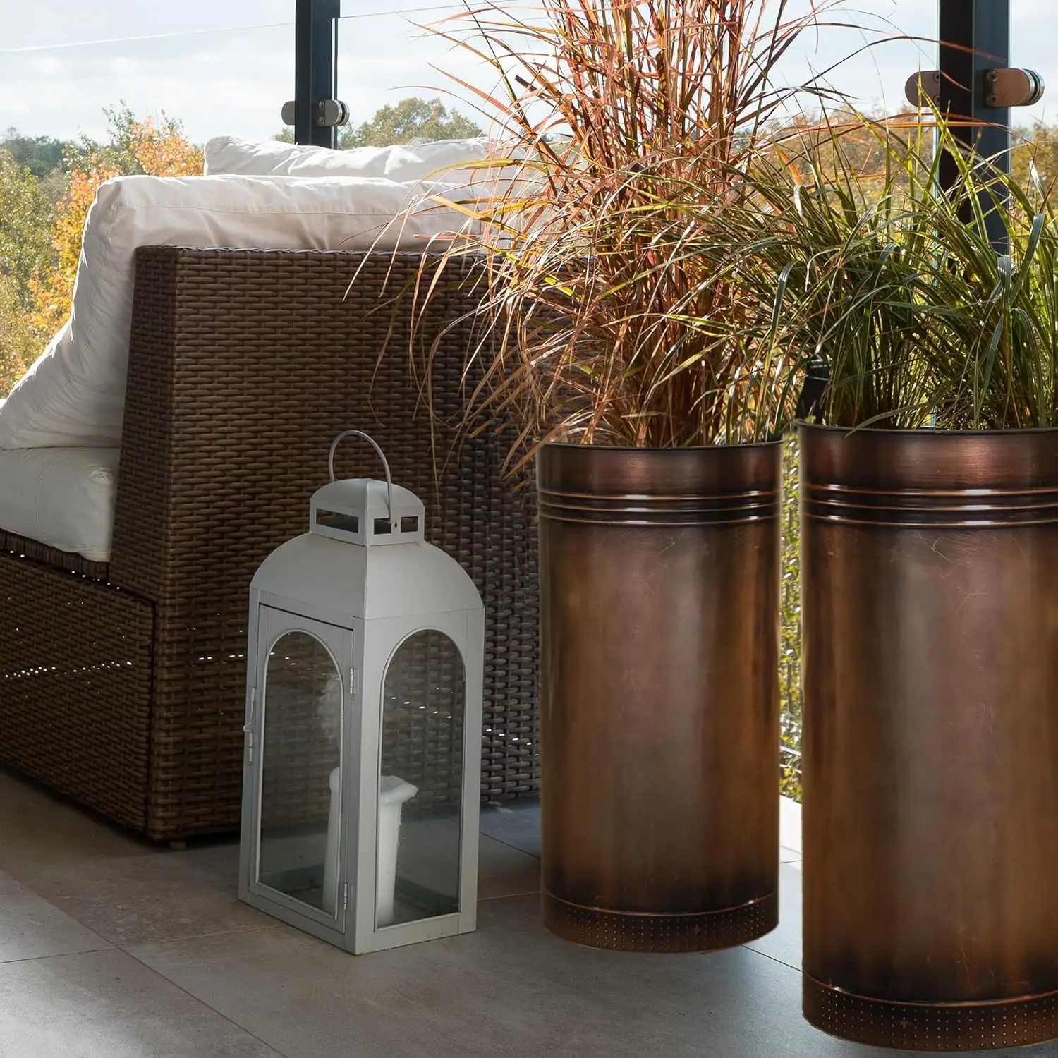 Молотая медная мини-ваза для современного домашнего декора