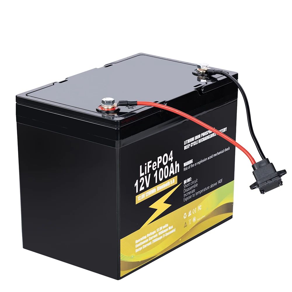 Rechargeable Li-Ion Storage Prismatic 12V 24V 48V 100Ah 200Ah 300Ah LiFePO4 Lithium Ion Battery 12V