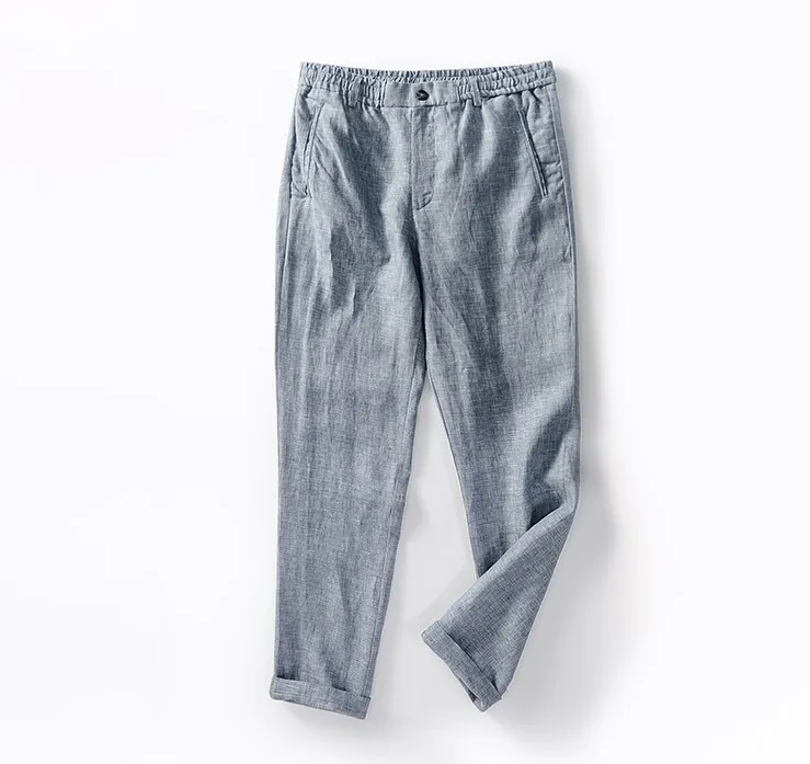 Overstock Garments Surplus Leftover Apparels Original Branded Labels Mens Remi Cotton Casual Pants Bangladesh Stock Lot