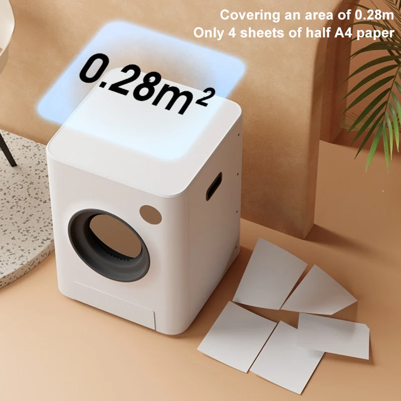 8L Capacity Intelligent Pet Cat Litter Box Automatic Self Cleaning Toilet for Cat Wifi Large Litter Box Detachable