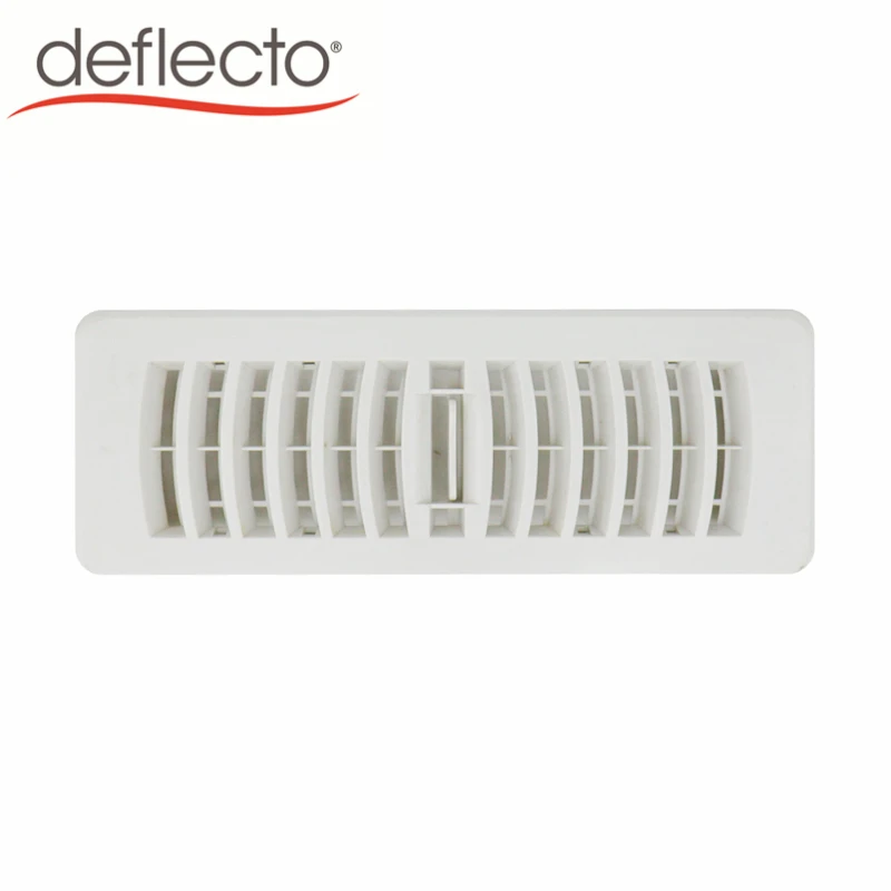 Household HVAC System Parts Air Ventilation System Plastic White Floor Air Vent Cover Wall Register Vent home use best