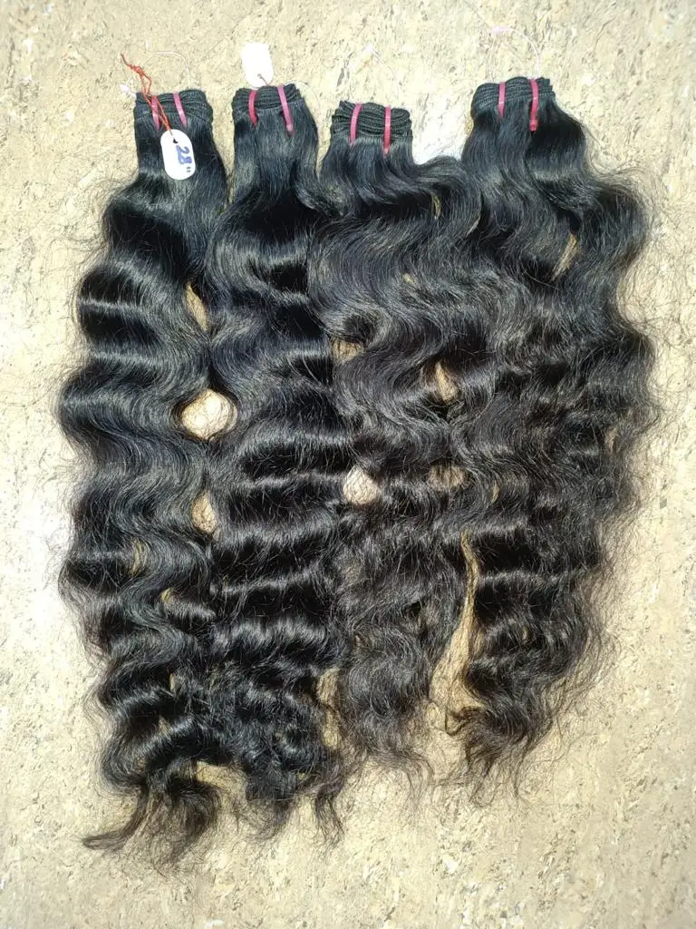 Water Hair Weaves Authentic Virgin Suppliers in Chennai From India Raw Temple Hairs