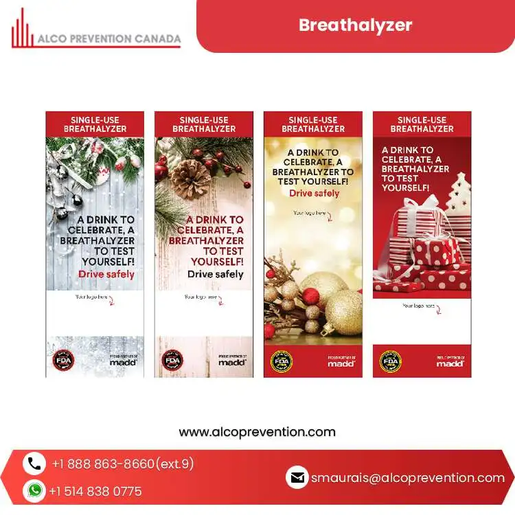 Wholesale Supply of Superior Quality Breathalyser Finest Quality Small Single Use Disposable Breathalyzer Alcohol Tester